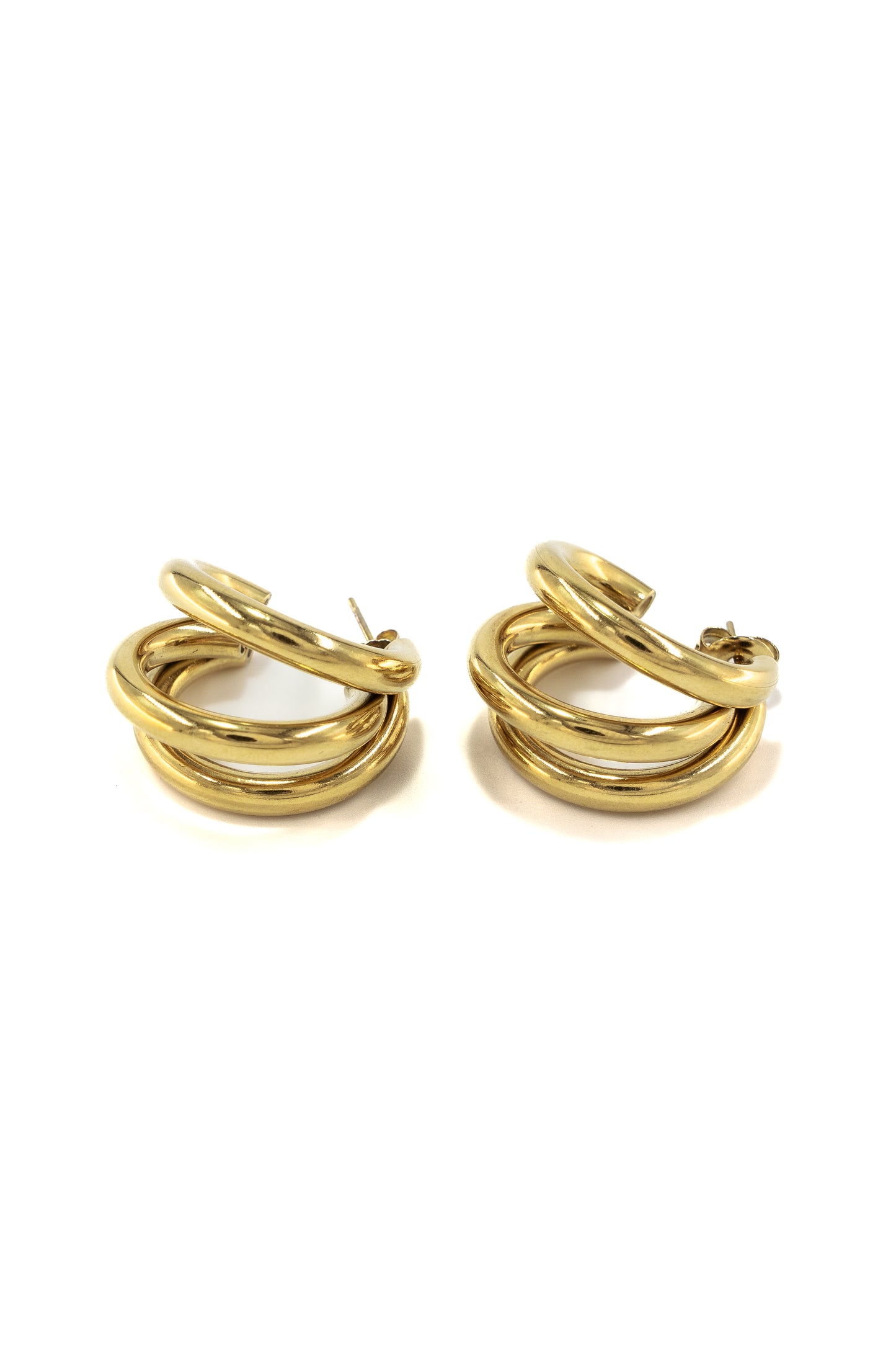 Golden Trio Earrings