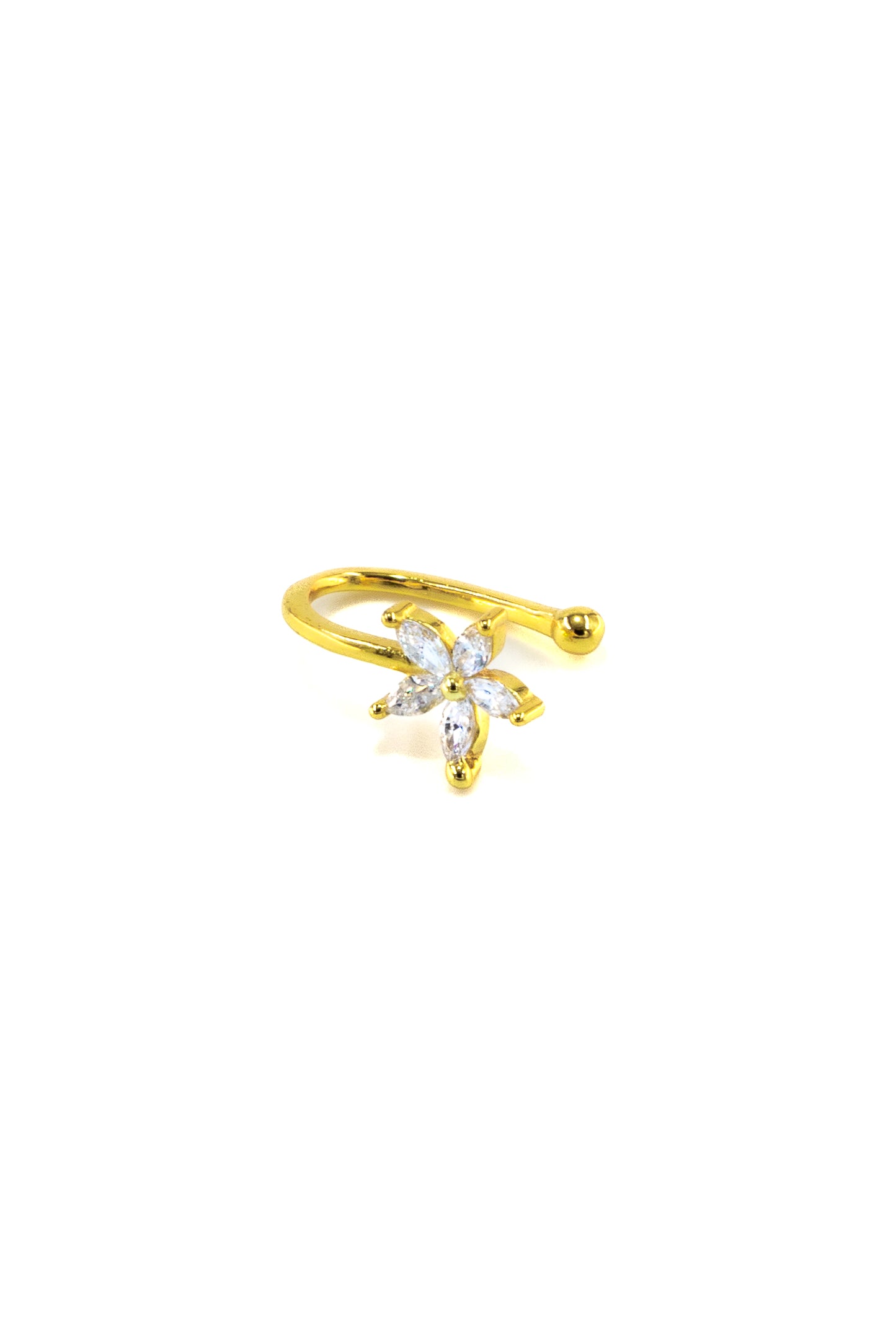 Flower Ear Cuff