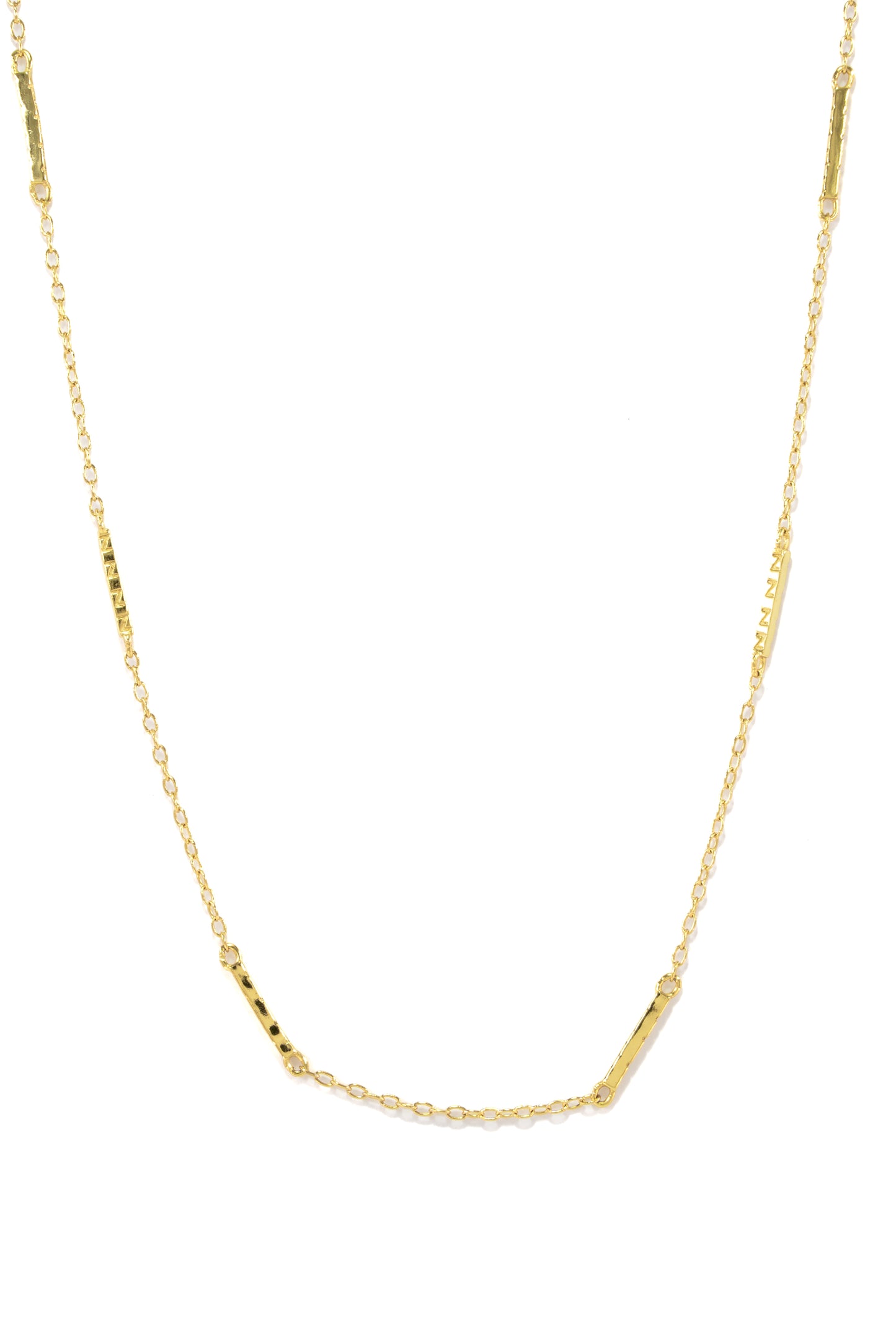 Golden Stripes Necklace