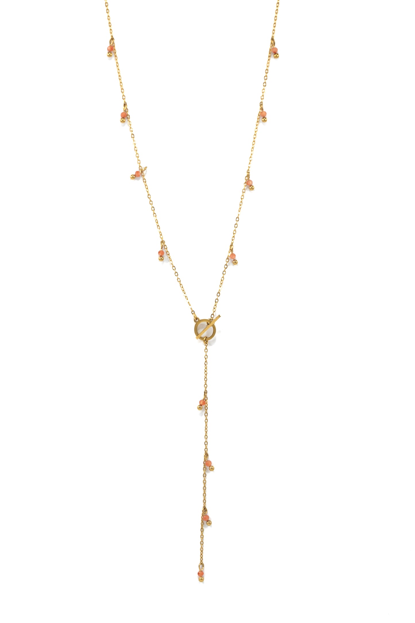 Orange Drop Necklace