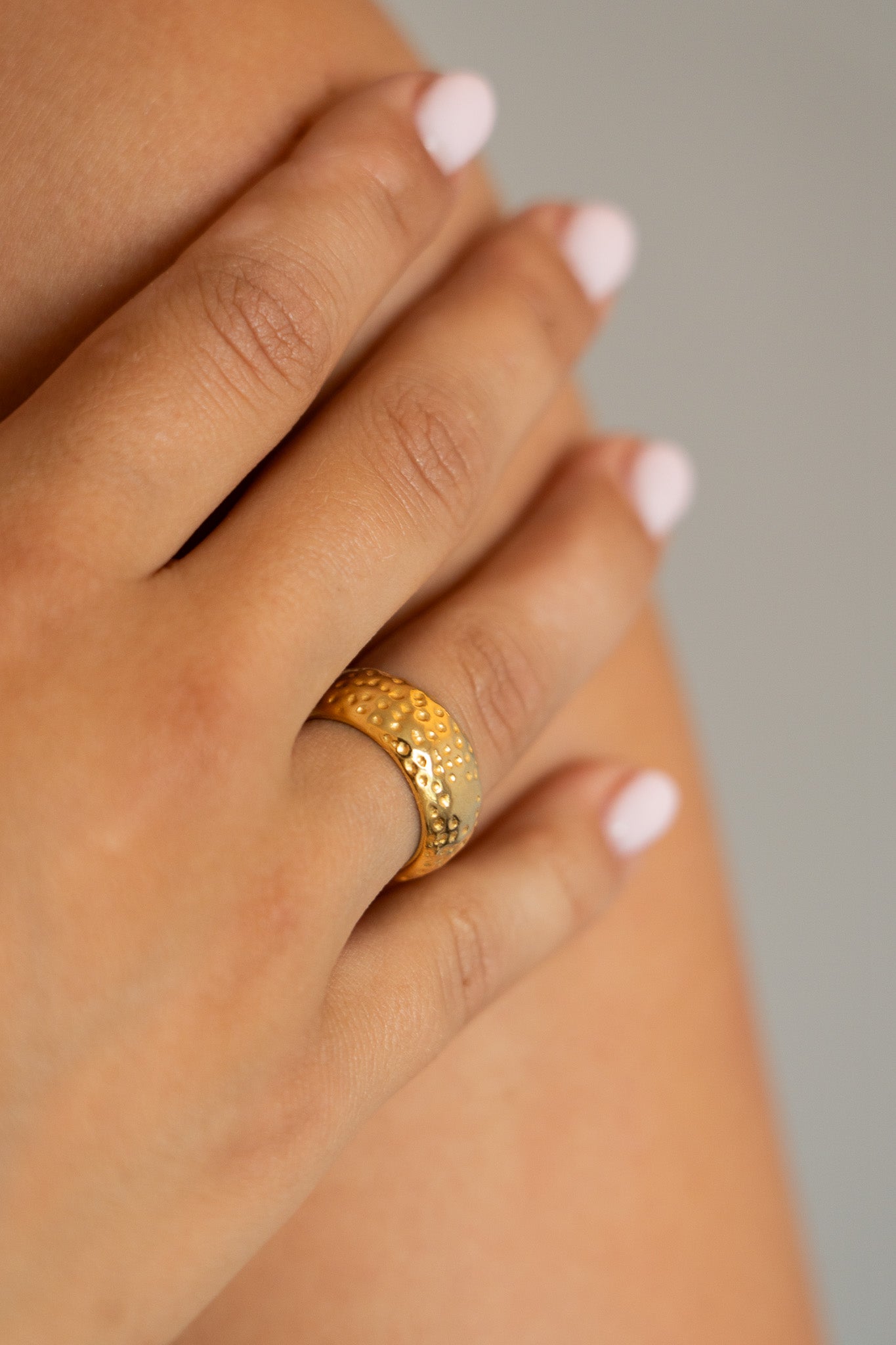Big Textured Ring