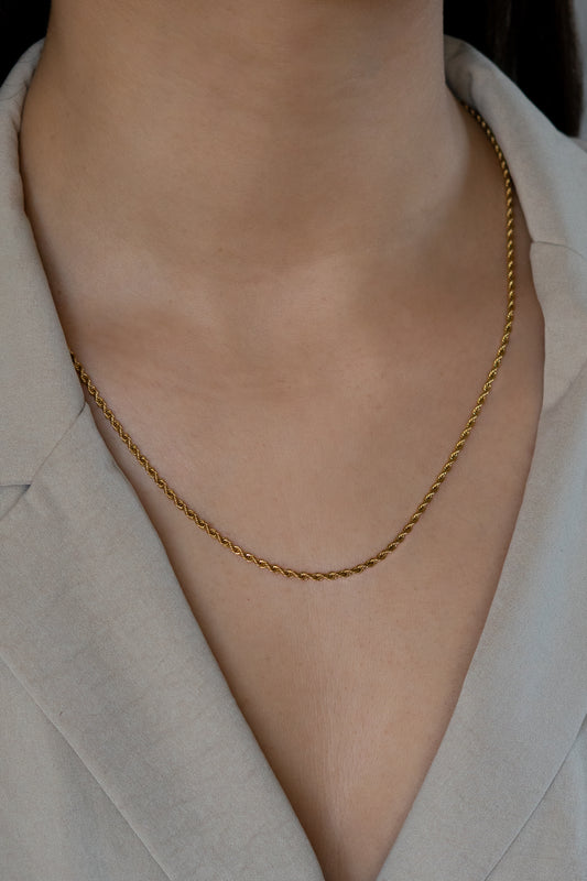 Fine Braided Necklace