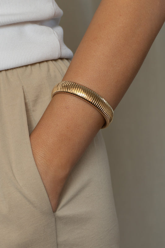 Big Golden Bracelet