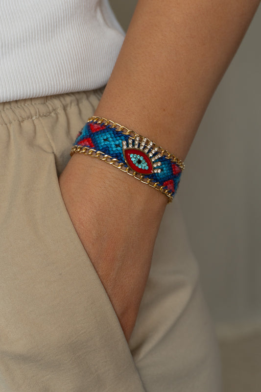 Evil eye bracelet