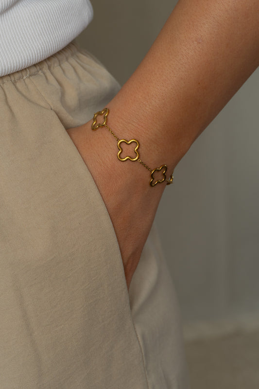 Golden Clover Bracelet