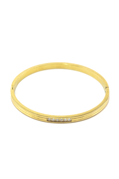 Half Diamond Bangle