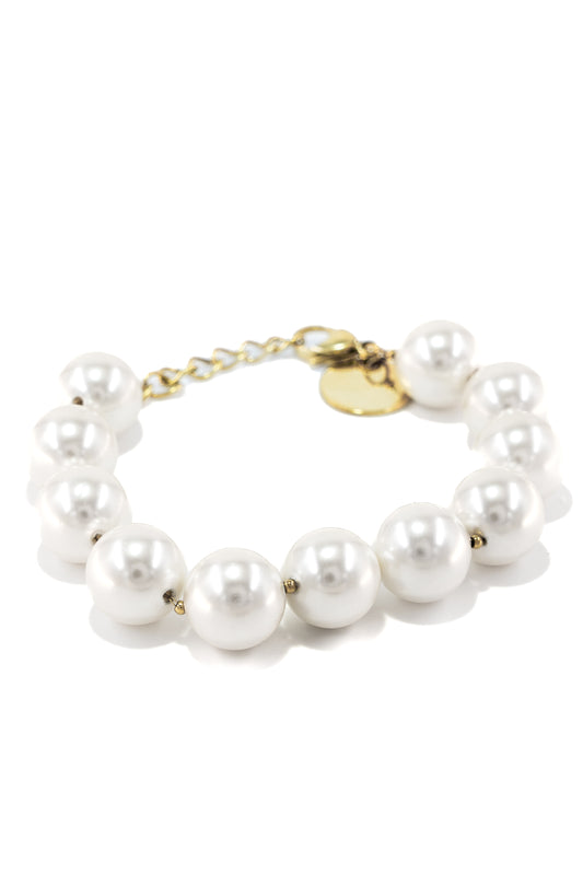 Big pearls bracelet