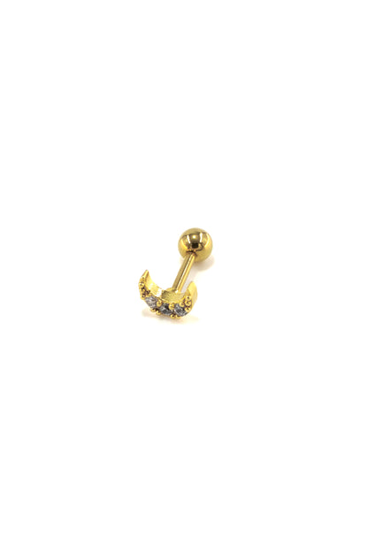 Diamond Moon Stud