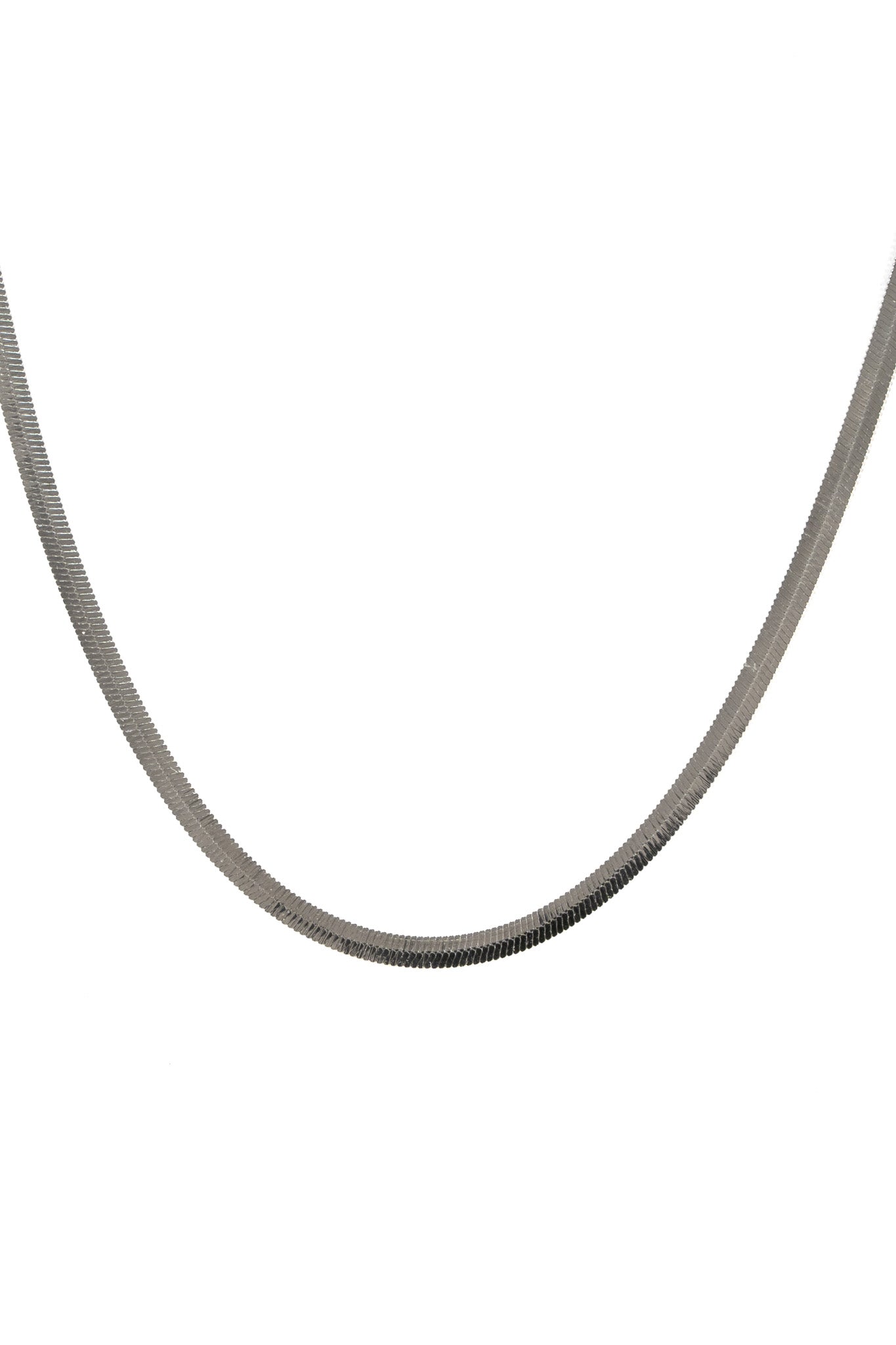 Silver Flat Snake Skin