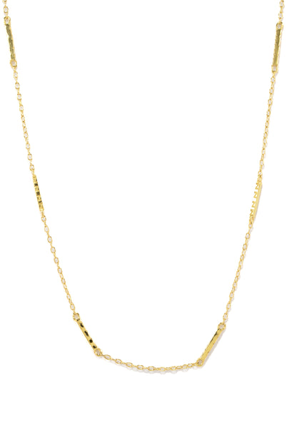 Golden Stripes Necklace