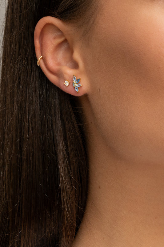 Crystal Blue Earrings