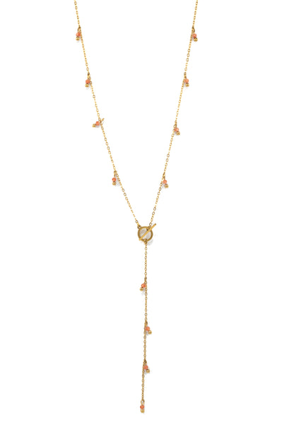 Orange Drop Necklace