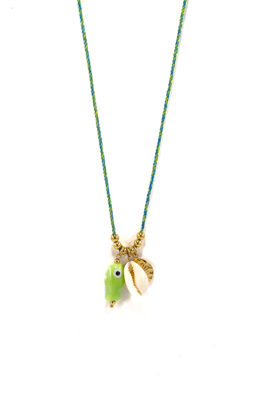 Green Coral necklace
