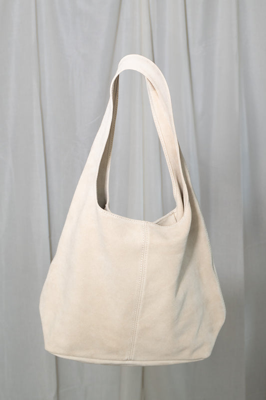 Siena Suede Bag Beige