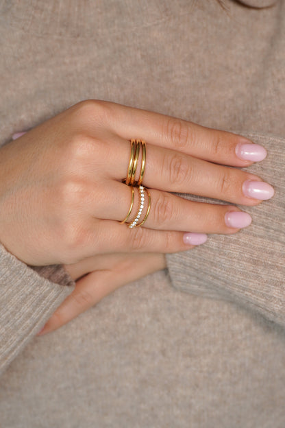 Triple Gold Ring
