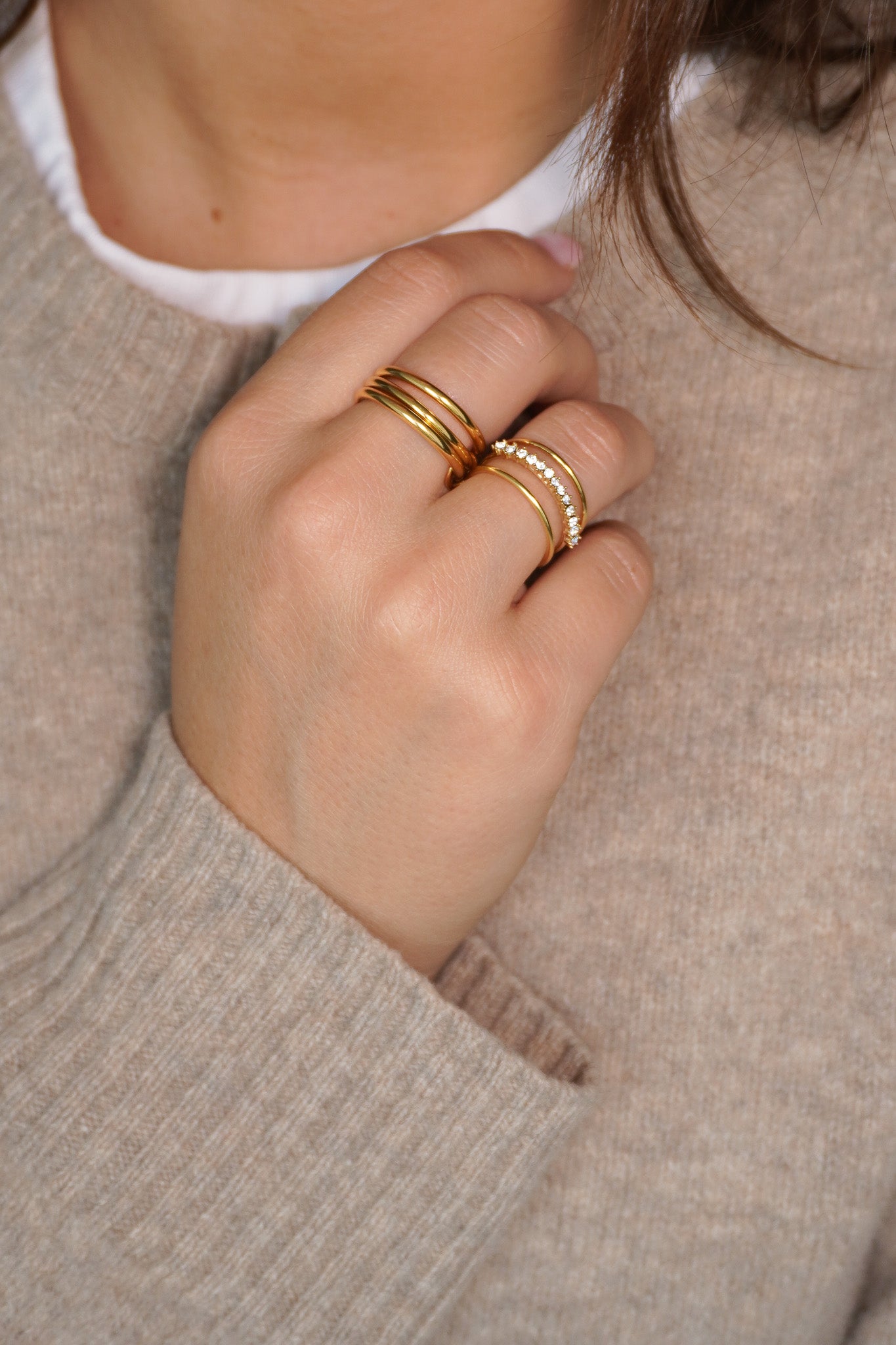 Triple Gold Ring